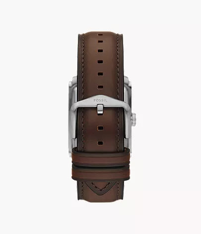 Fossil Carraway Three-Hand Brown Leather Men's Watch - FS6012
