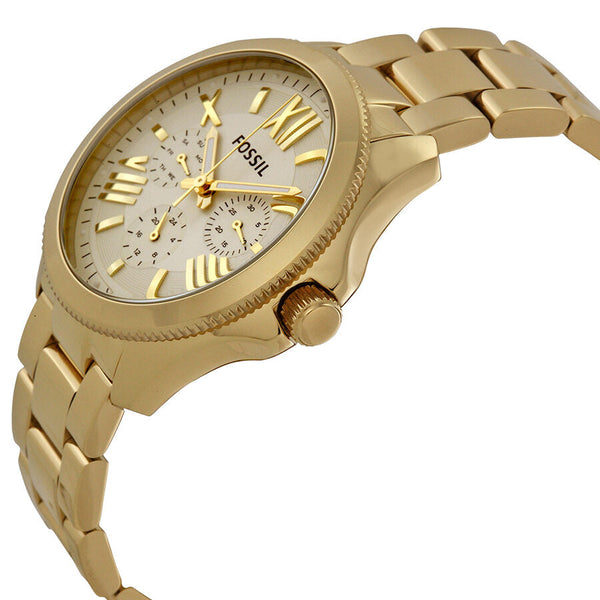 Fossil Cecile Multi-Function Champagne Dial Stainless Steel Ladies Watch AM4510 - Watches of New Zealand #2