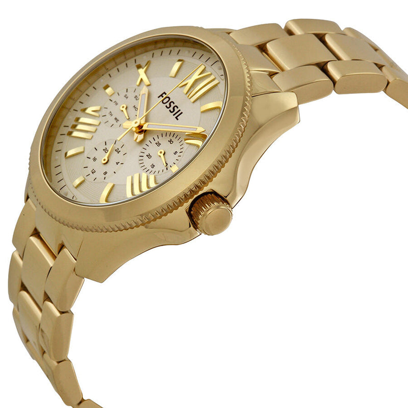Fossil Cecile Multi-Function Champagne Dial Stainless Steel Ladies Watch AM4510 - Watches of New Zealand #2