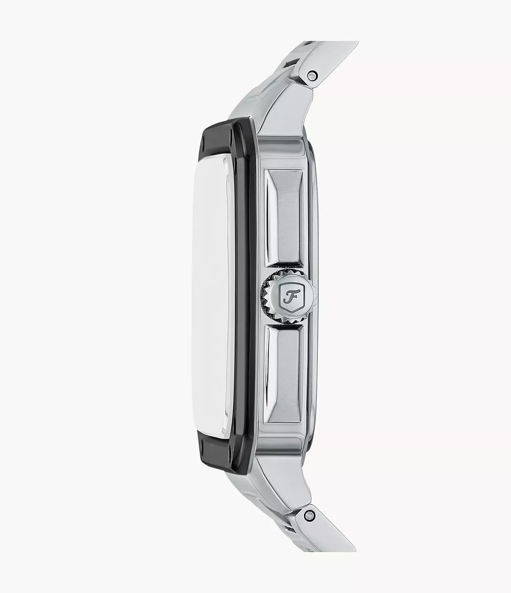 Fossil Crosby Quartz Grey Dial Men's Watch - FS6122