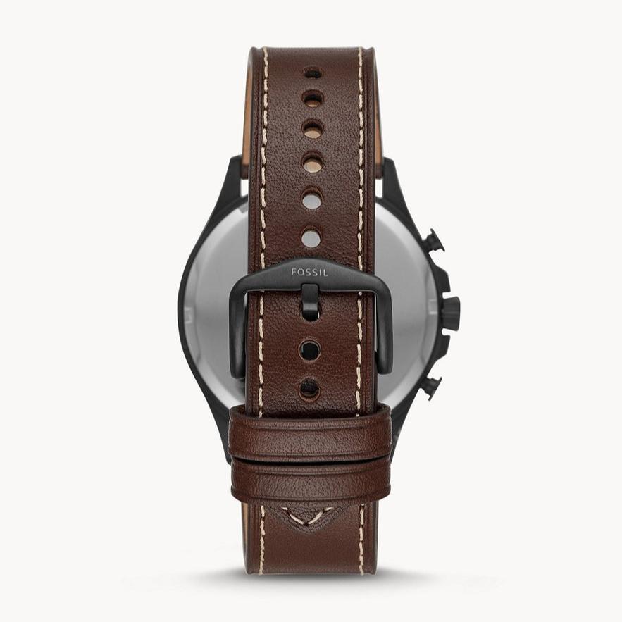 Fossil Dillinger Chronograph Brown Leather Men's Watch - FS5674