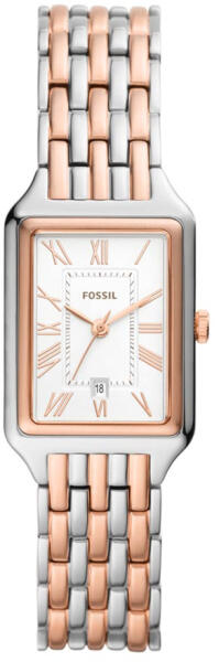 Fossil Raquel Three-Hand Date Two-Tone Stainless Steel Women's Watch - ES5222