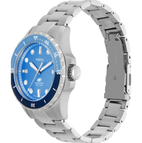 Fossil Blue Dive Three-Hand Stainless Steel Watch - ES5353