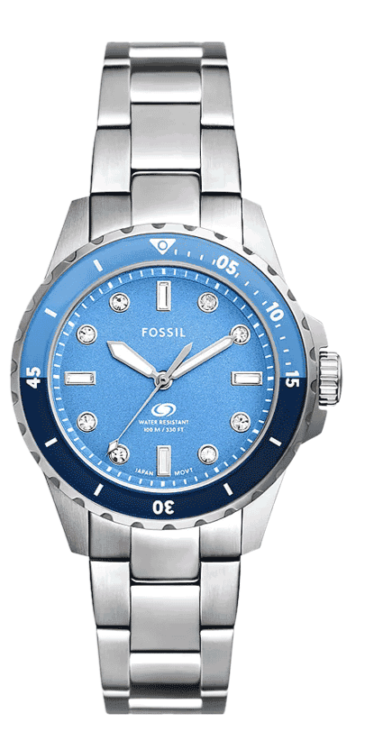 Fossil Blue Dive Three-Hand Stainless Steel Watch - ES5353