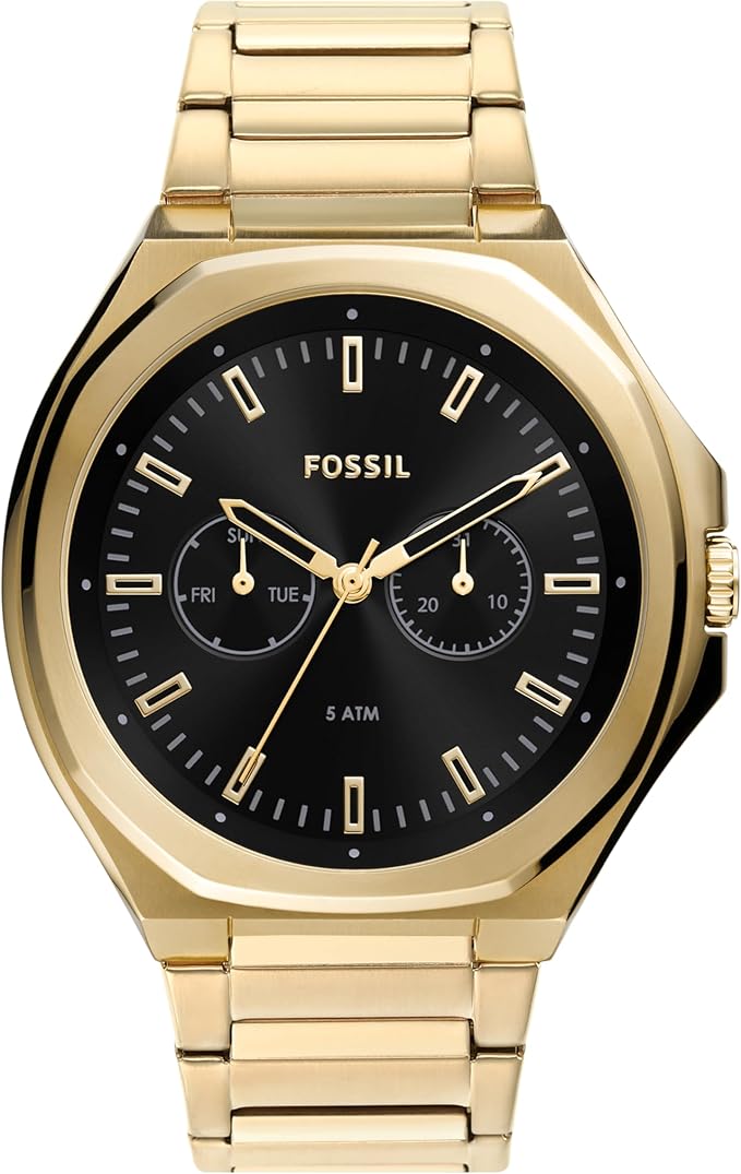 Fossil Evanston Multifunction Gold-Tone Stainless Steel Watch - BQ2611
