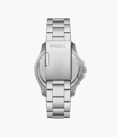 Fossil Minimalist Three-Hand Black Leather Men's Watch - FS6092