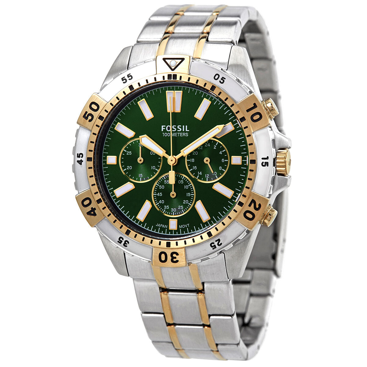 Fossil Garrett Chronograph Quartz Green Dial Men's Watch FS5622