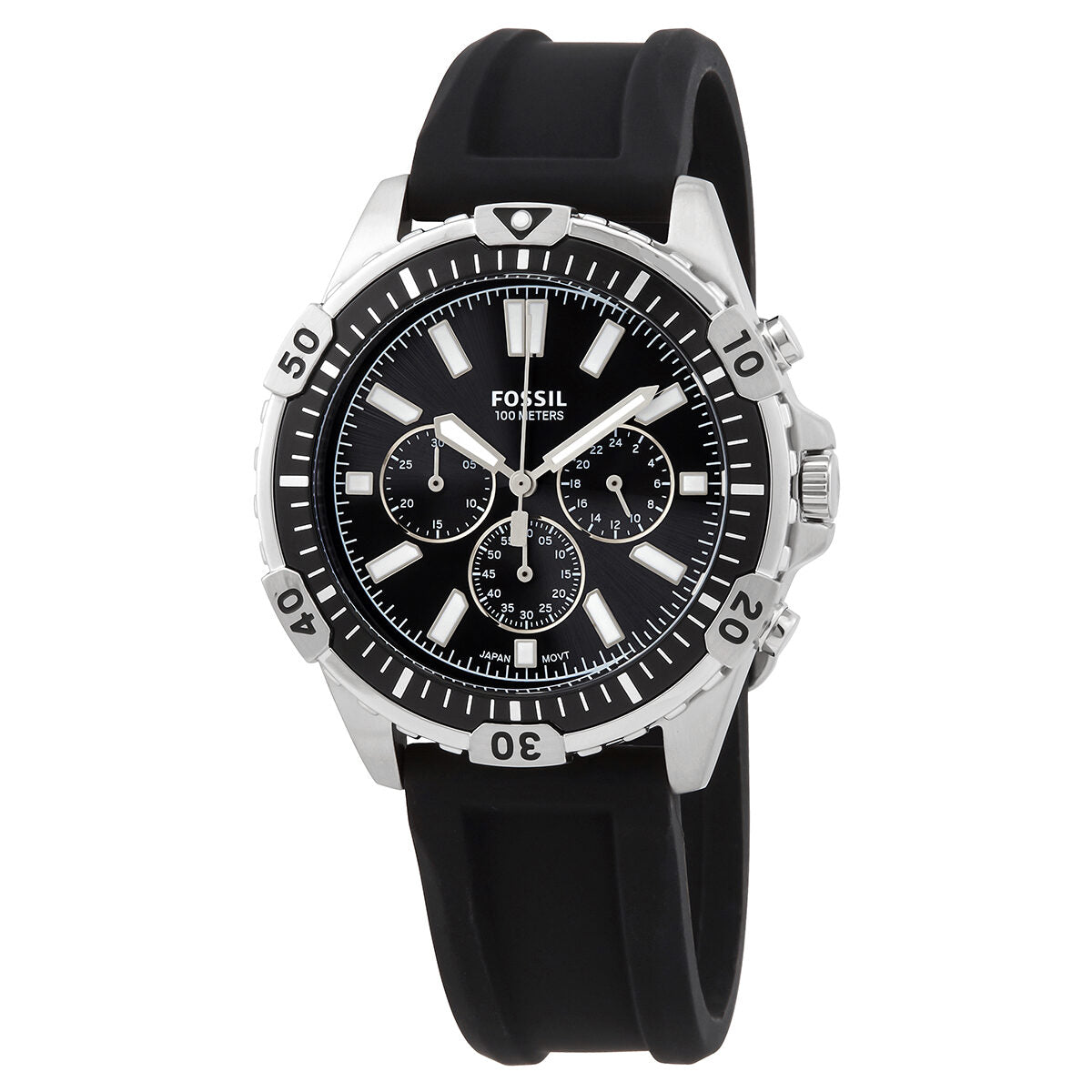 Fossil Garrett Chronograph Quartz Black Dial Men's Watch FS5624