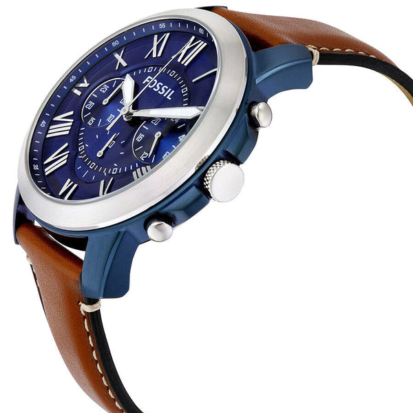 Fossil Grant Chronograph Blue Dial Men's Watch #FS5151 - Watches of New Zealand #2