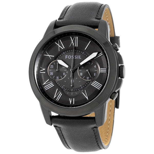 Fossil Grant Chronograph Black Dial Men's Watch FS5132 - Watches of New Zealand