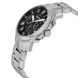 Fossil Grant Chronograph Black Dial Stainless Steel Men's Watch FS4736 - Watches of New Zealand #2