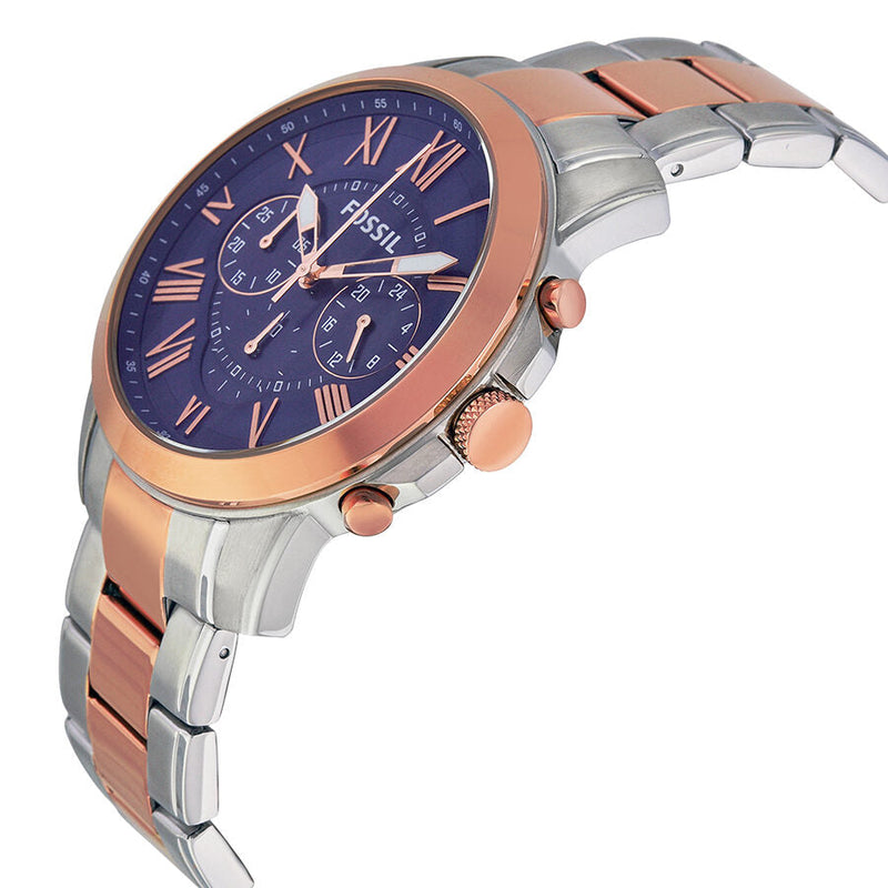 Fossil Grant Chronograph Blue Dial Two-tone Men's Watch FS5024 - Watches of New Zealand #2