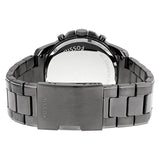 Fossil Grant Chronograph Dark Blue Dial Smoke Ion-plated Watch FS4831 - Watches of New Zealand #3