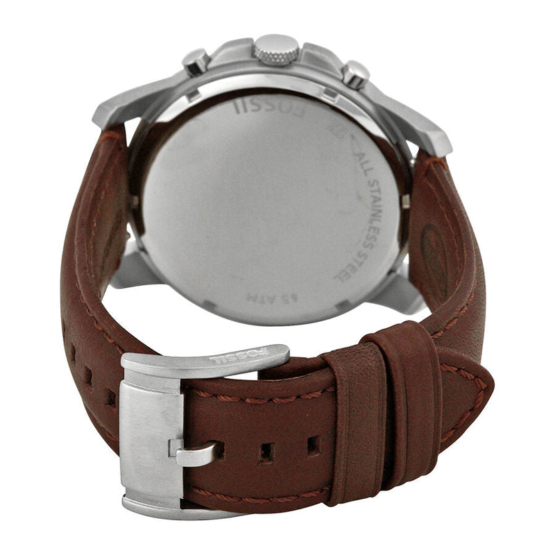 Fossil Grant Chronograph Brown Leather Men's Watch FS4735 - Watches of New Zealand #3