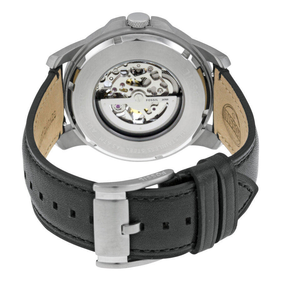 Fossil Grant Automatic Silver Skeleton Dial Men's Watch ME3101