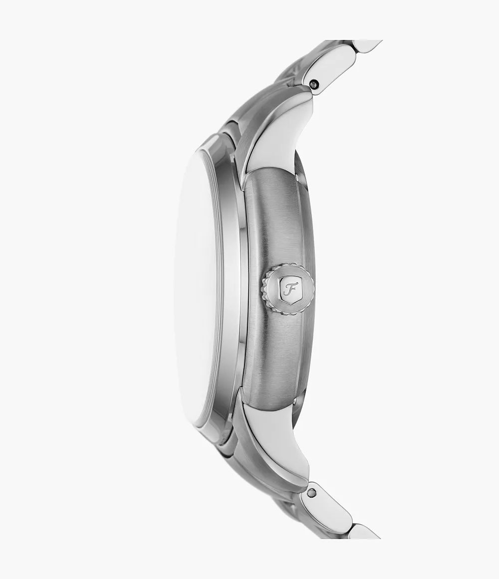 Fossil Heritage ME3262 side profile view displaying case thickness and lugs