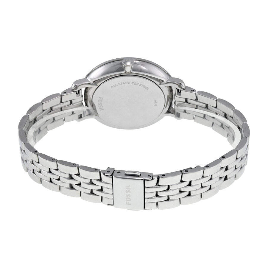 Fossil Jacqueline Silver Dial Stainless Steel Ladies Watch ES3545