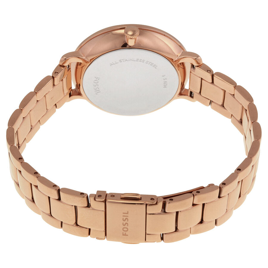 Fossil Jacqueline Multi-Function Mother of Pearl Dial Rose Gold-tone Ladies Watch ES3757