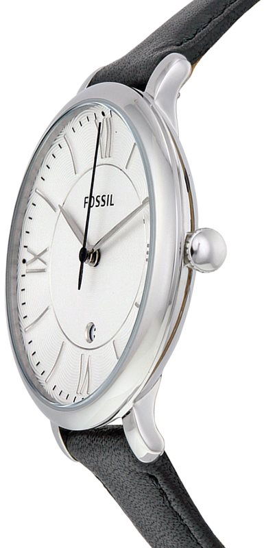 Fossil Jacqueline watch angled view highlighting slim case and dial detail