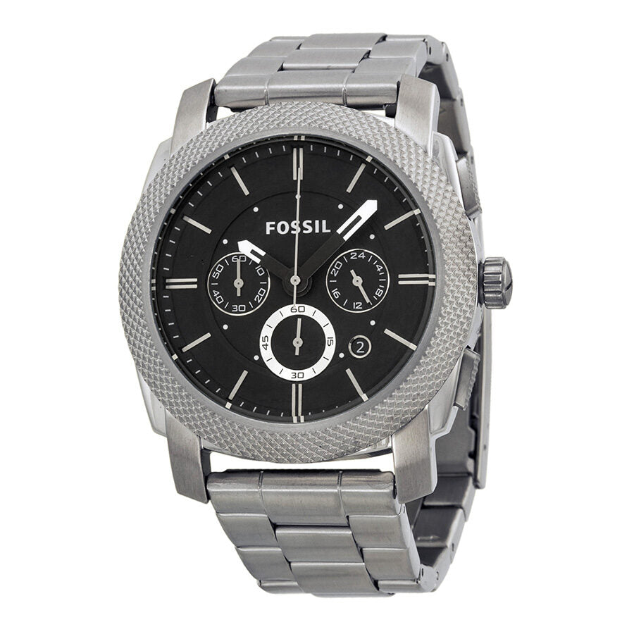 Fossil Machine Chronograph Black Dial Stainless Steel Men's Watch FS4776