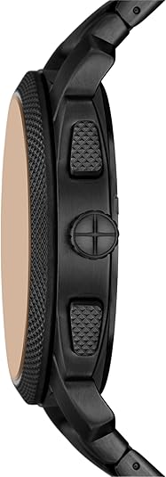 Fossil Machine Chronograph Black Stainless Steel Men's Watch - FS6097