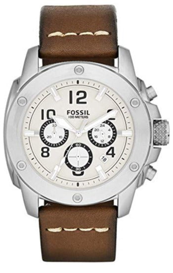 Fossil Modern Machine Chronograph Brown Leather FS4929 Men's Watch