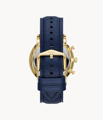 Fossil Neutra Chronograph Navy Leather Men's Watch FS5790