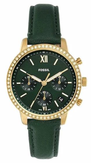 Fossil Neutra Chronograph Green Eco Leather Watch ES5239