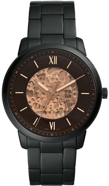 Fossil Neutra Automatic Black Stainless Steel Watch - ME3183