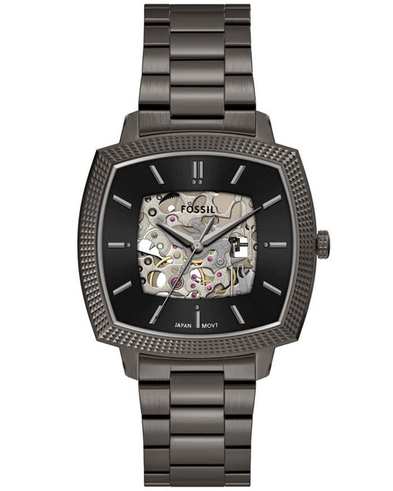 Fossil Nick Jonas x Machine Luxe Automatic Gunmetal Stainless Steel Men's Watch - LE1219