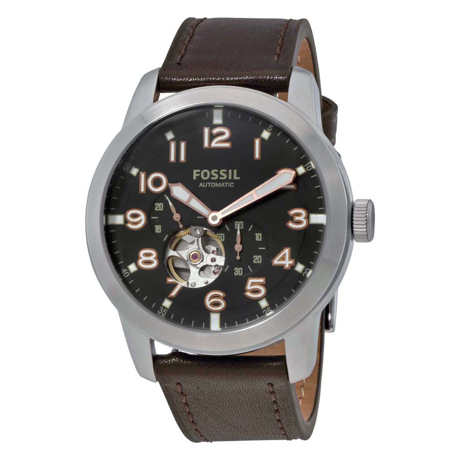 Fossil Pilot 54 Automatic Black Dial Men's Watch ME3118