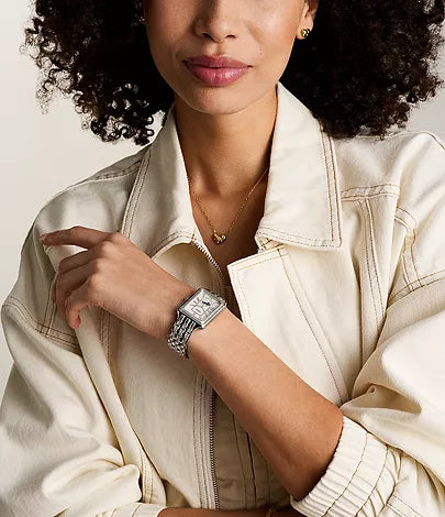 Fossil Raquel Sun Moon Multifunction Stainless Steel Mother Of Pearl Dial Quartz Women's Watch - ES5400