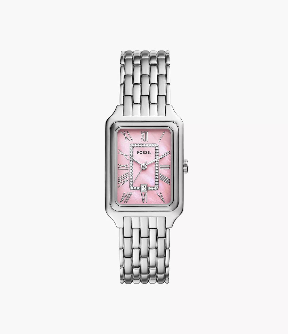 Fossil Raquel Three-Hand Date Stainless Steel Watch - ES5401