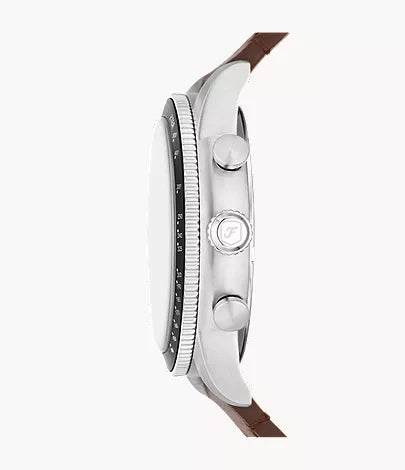 Fossil Sport Tourer Chronograph Brown Leather Men's Watch - FS6042