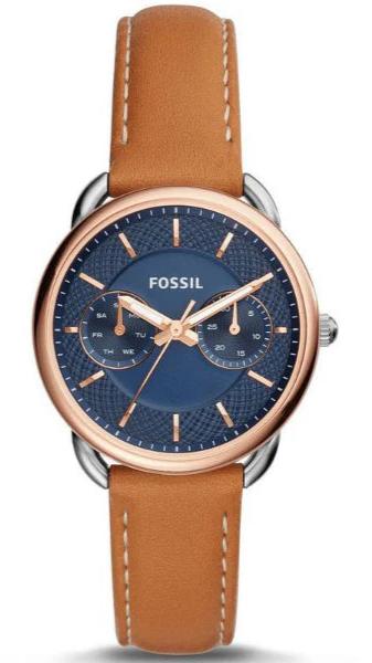 Fossil Tailor Date-Day Blue Dial Ladies Watch | ES4257