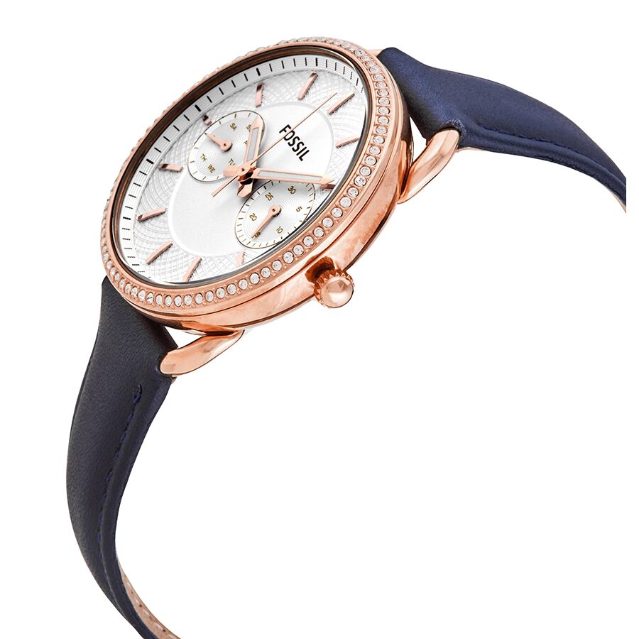 Fossil Tailor Quartz Silver Dial Ladies Watch ES4394