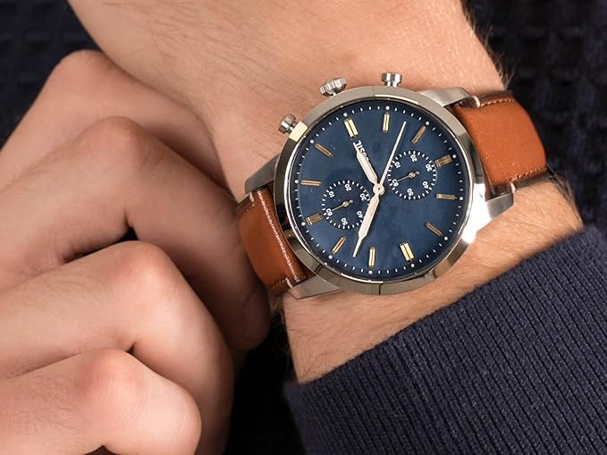 Fossil Townsman Chronograph Blue Dial Men's Watch FS5279