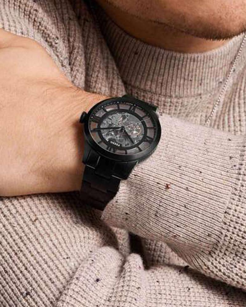 Fossil Townsman Automatic Black Stainless Steel Men's Watch - ME3269