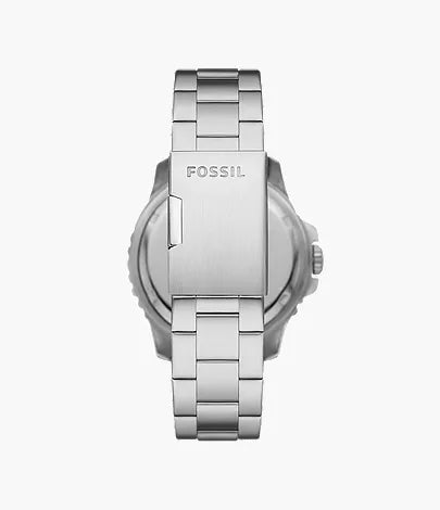 Fossil Blue GMT Stainless Steel Men's Watch - FS5991