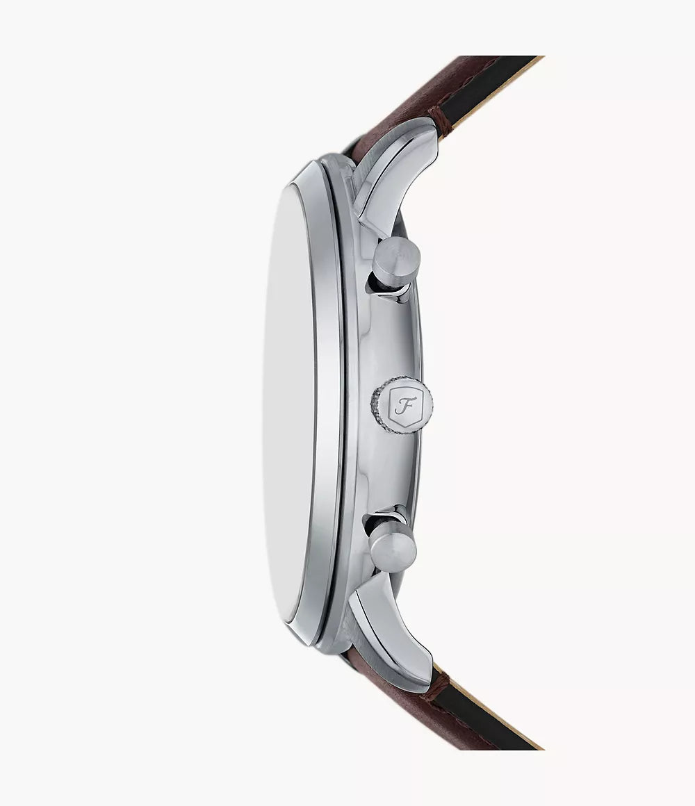 Fossil Neutra Chronograph Brown Leather Men's Watch - FS6109
