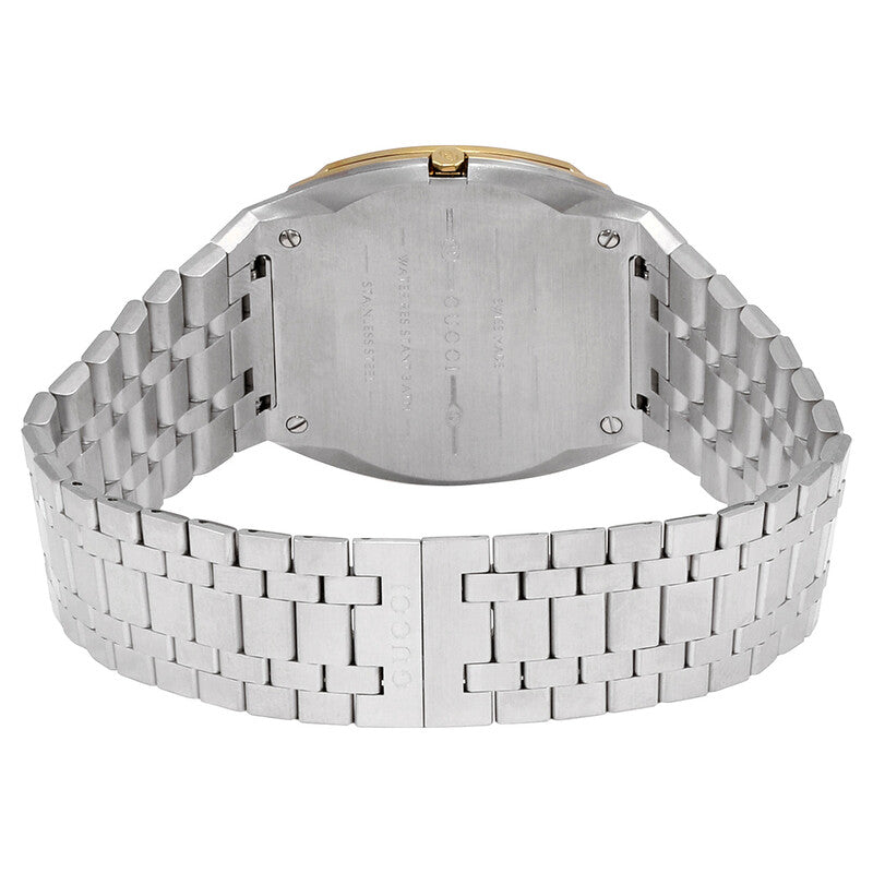Gucci 25H Quartz Champagne Dial Men's Watch YA163405
