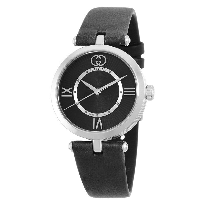 Gucci 25H 34mm Steel Quartz Ladies Watch YA167505