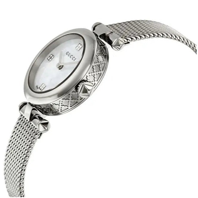 Gucci Diamantissima Mother of Pearl Dial Ladies Watch YA141504