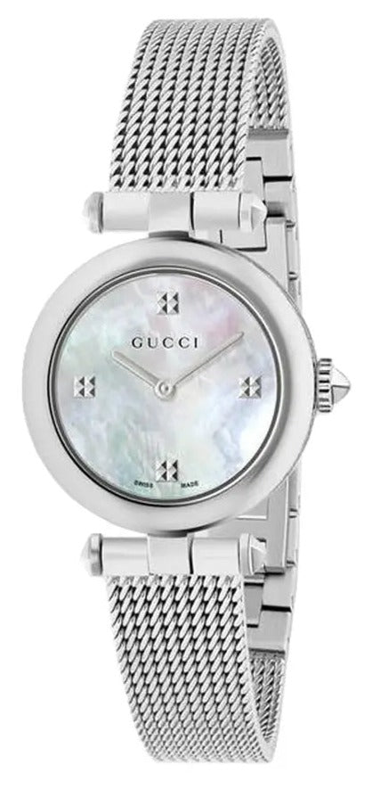 Gucci Diamantissima Mother of Pearl Dial Ladies Watch YA141504