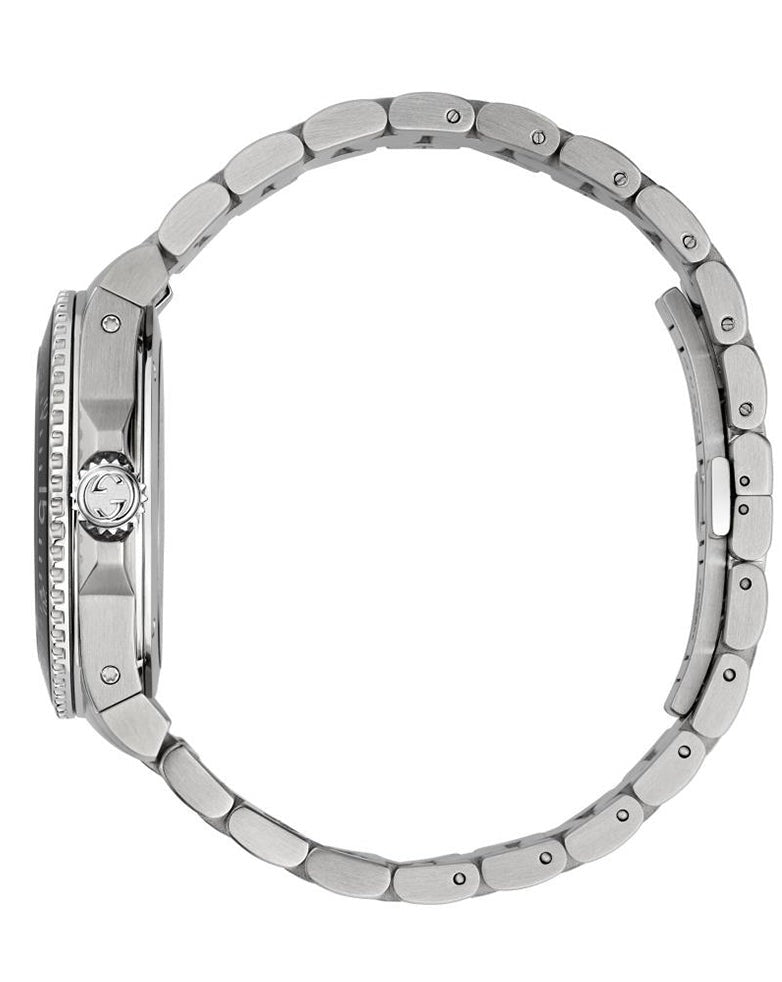Gucci Dive Black Dial Stainless Steel Men's Watch - YA136301A