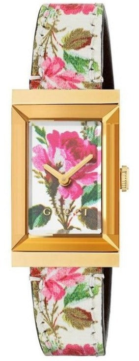 Gucci G-Frame Floral Ladies Watch - YA147406