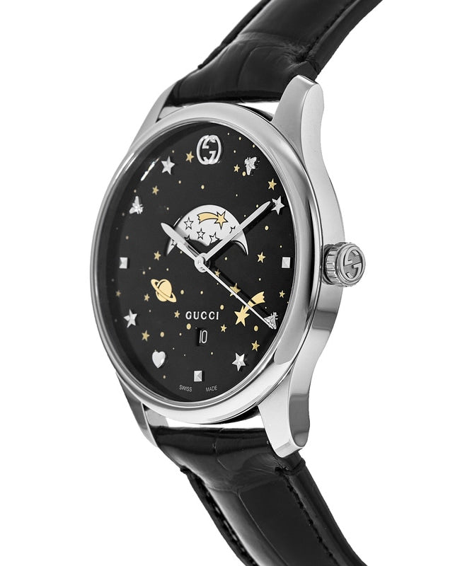 Gucci G-Timeless Automatic Black Dial Men's Watch YA126327