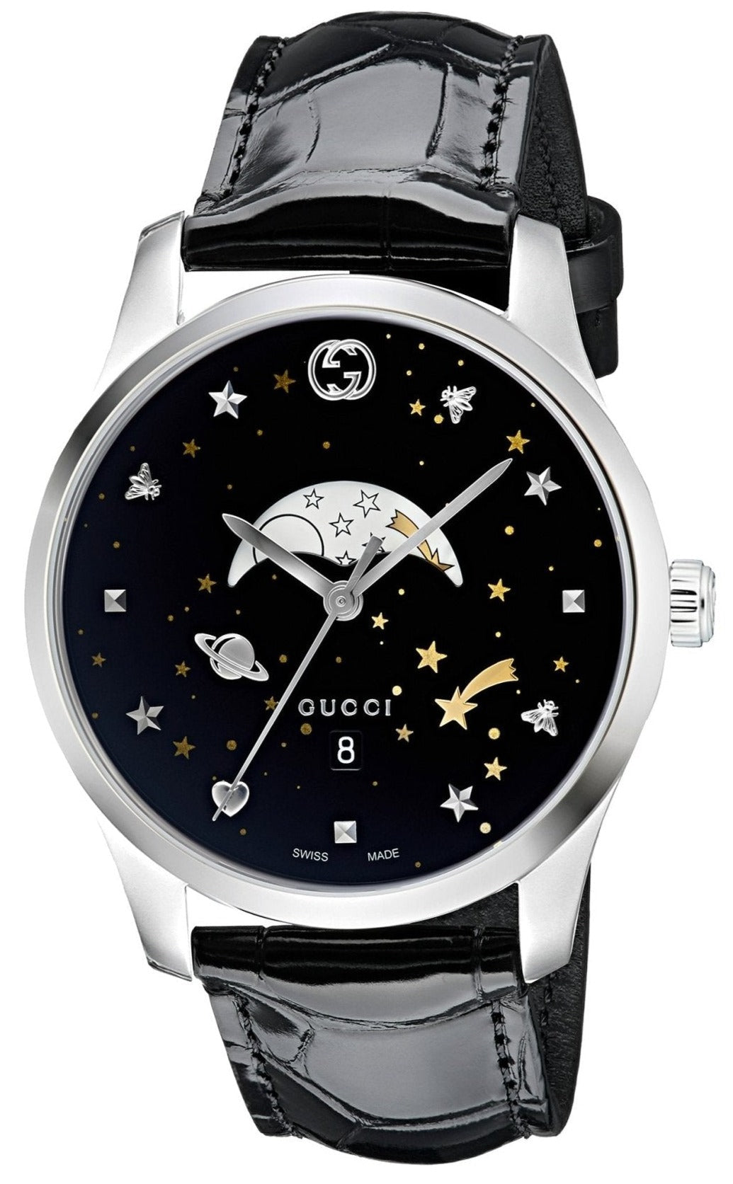 Gucci G-Timeless Automatic Black Dial Men's Watch YA126327
