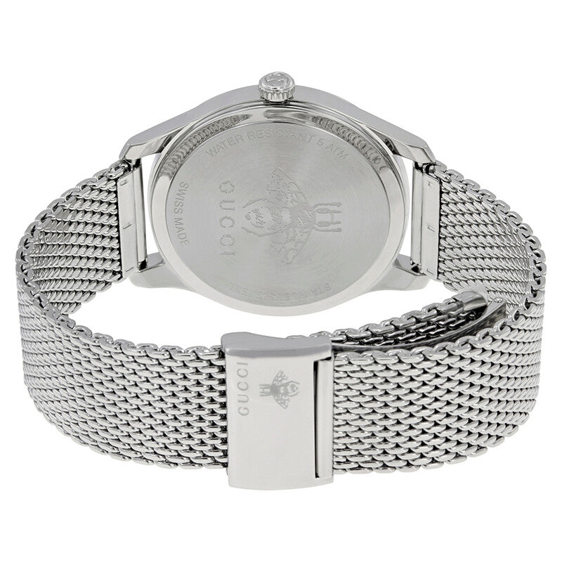 GUCCI G-Timeless Slim Moonphase Blue Dial Mesh Bracelet Men's Watch YA126328