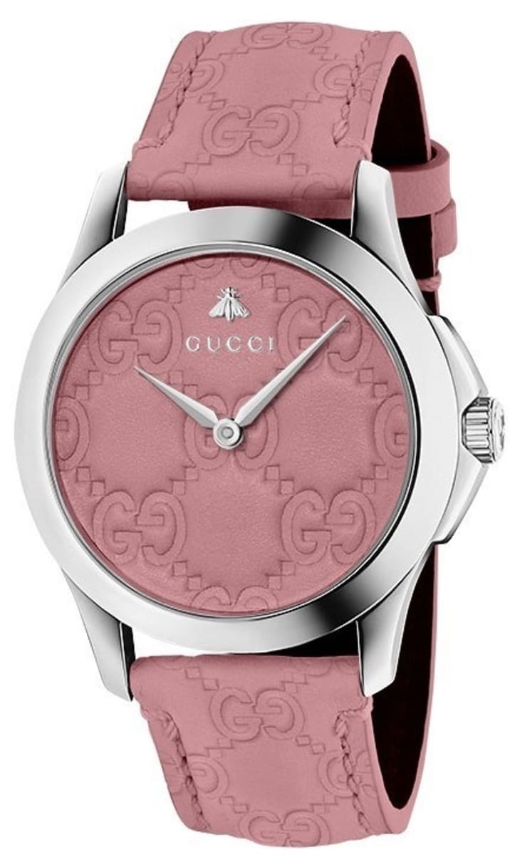 Gucci G-Timeless YA1264030 Women's Candy Pink Dial Watch